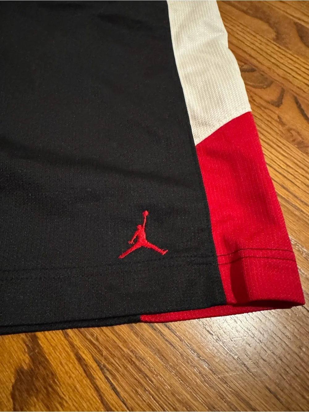 Jordan Brand Black, Red & White Athletic Shorts